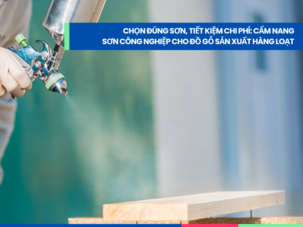 Quy trình phun sơn công nghiệp cho đồ gỗ giúp tạo lớp phủ đồng đều, bảo vệ bề mặt và cải thiện chất lượng hoàn thiện trong sản xuất hàng loạt.